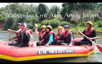 Wabup Dharmasraya Jajal Arung Jeram Alahan Nan Tigo, Sungai Asam Tawarkan Tantangan Wisata Air